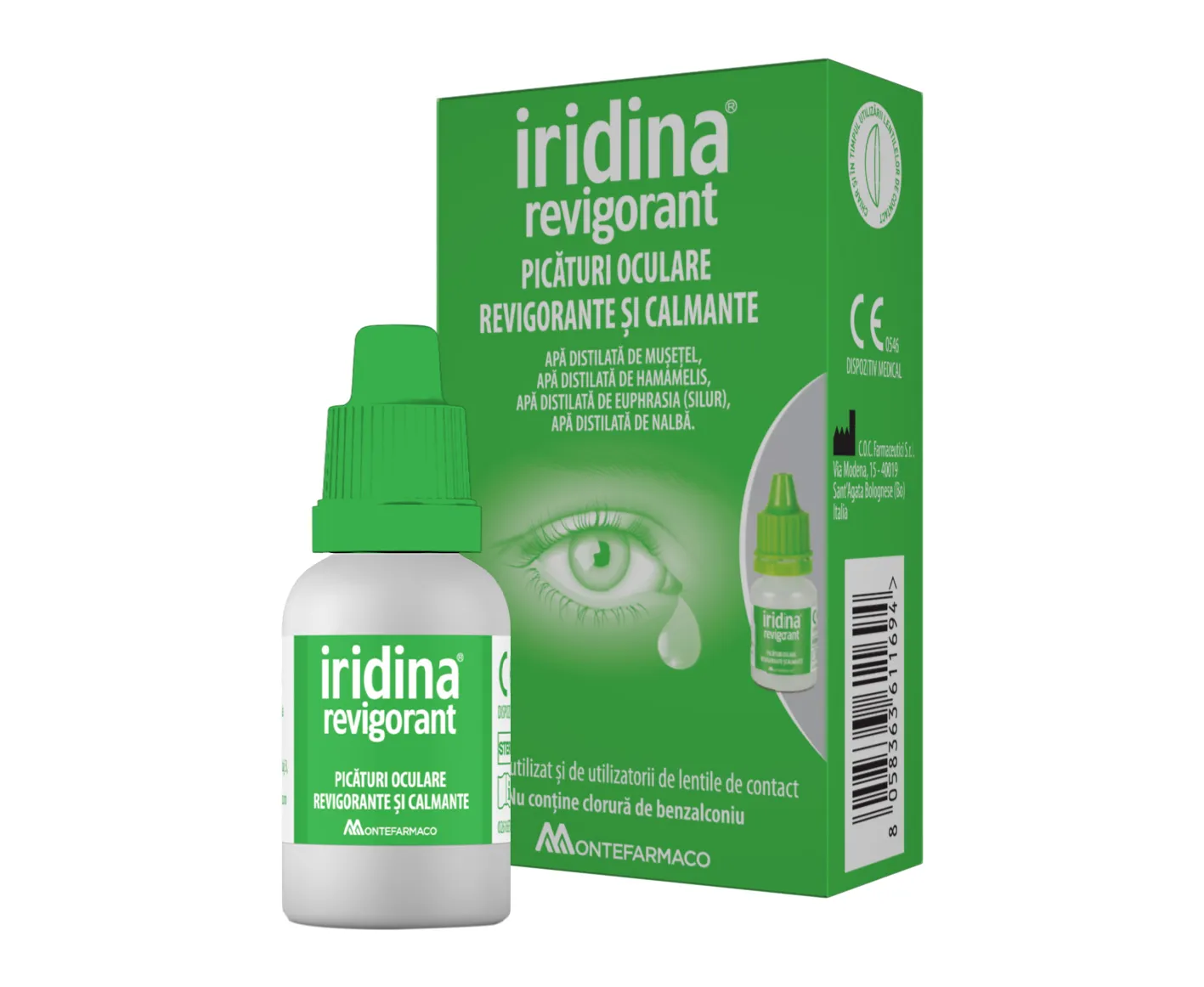 Iridina Revigorant Picaturi Oftalmice 10ml