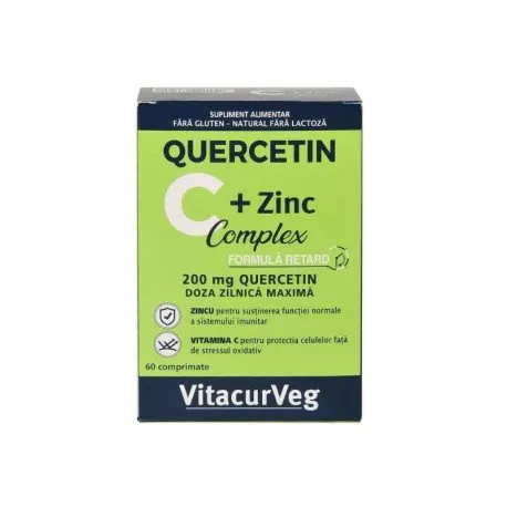 Quercetin C+Zn Complex, 60 tablete