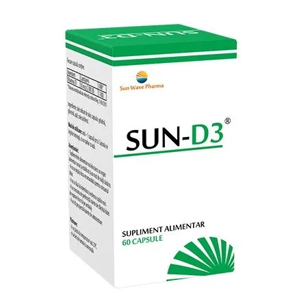 Sun-D3, 60 capsule, Sun Wave