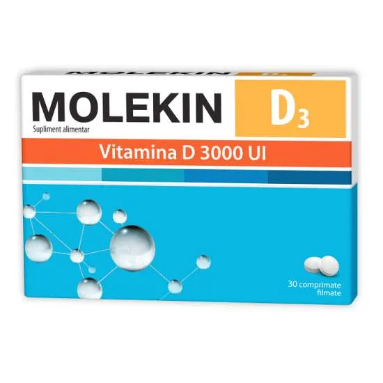 ZDROVIT MOLEKIN D3 3000 UI X 30 COMPRIMATE
