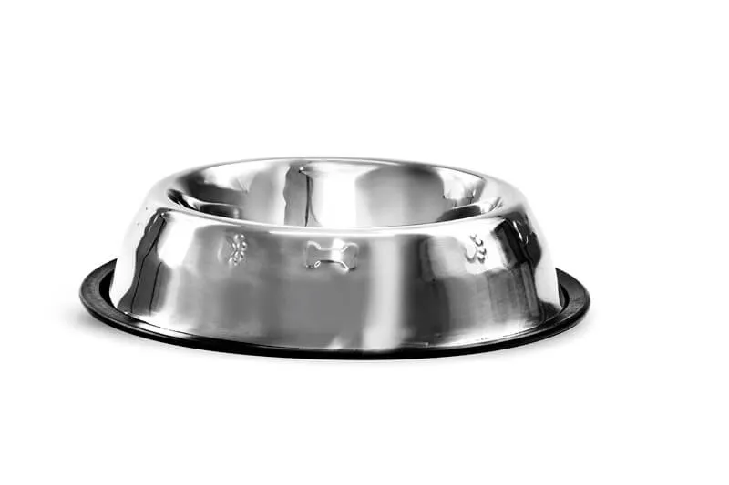 Castron inox antiderapant - decor labute - 20cm