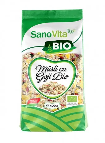 Musli cu Goji Bio 400gr (Sano Vita)