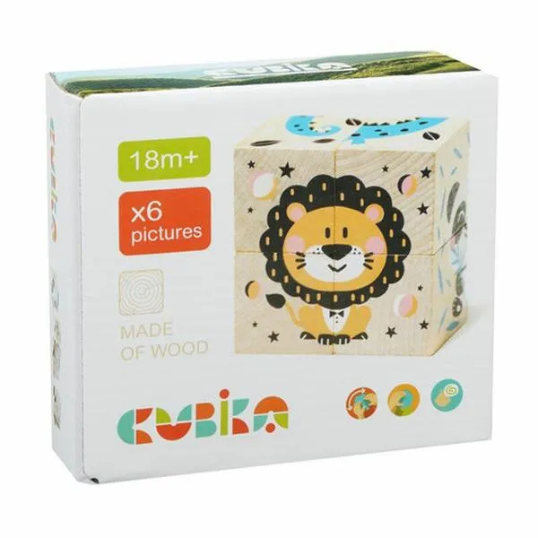 Cubika Jucarie din lemn Jungla (cod 15429)