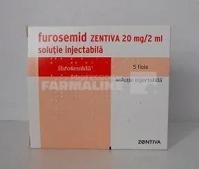 FUROSEMID 20 mg/2 ml x 5 SOL. INJ. 10mg/ml ZENTIVA SA