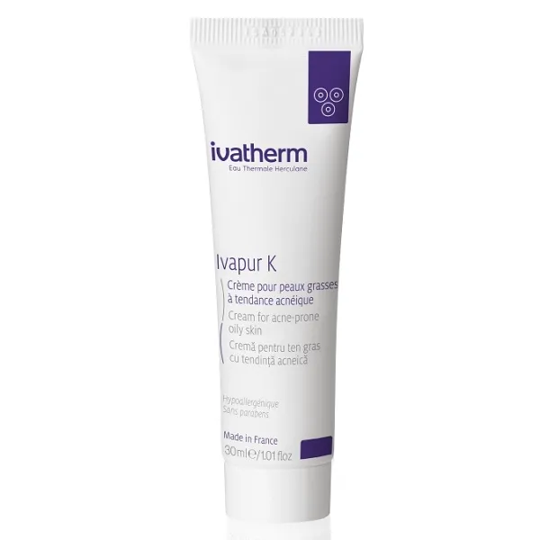 IVATHERM Ivapur K Crema Ten Gras cu Tendinta Acneica x30ml