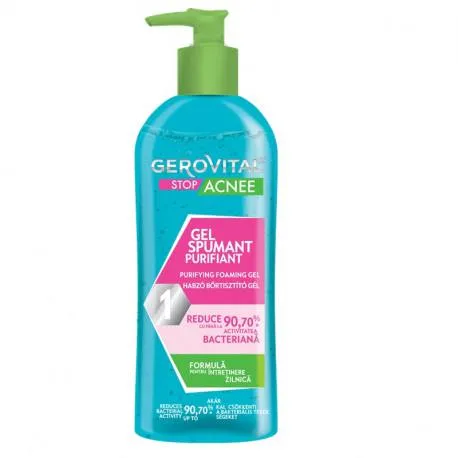 GEROVITAL Stop Acnee, Gel spumant purifiant,150 ml