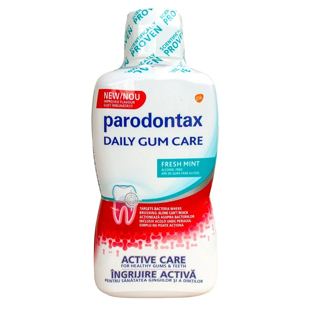 Parodontax Apa de gura Daily Gum Fresh Mint x 500ml