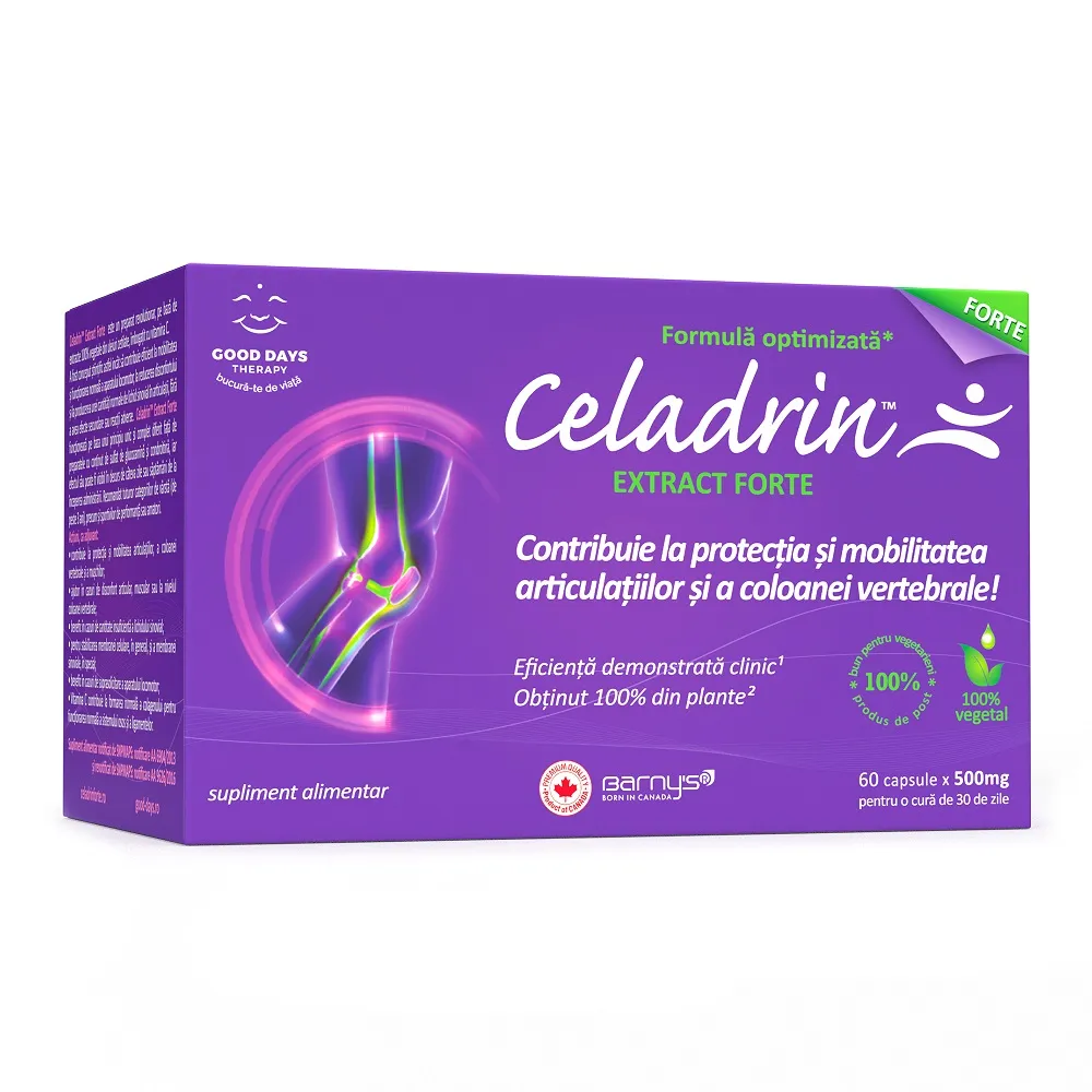 Celadrin Extract Forte 500 mg, 60 capsule, Good Days Therapy