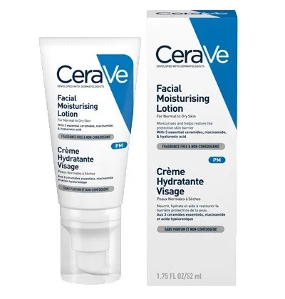 CERAVE CREMA HIDRATANTA PENTRU TEN NORMAL SI USCAT 52ML