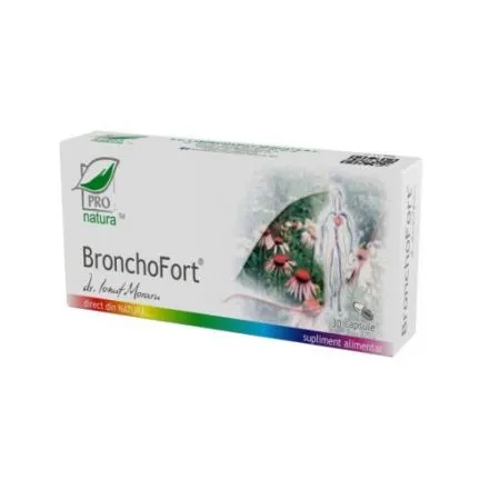 BronchoFort, 30 capsule, Pro Natura