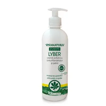 Crema activa cu untul pamantului si petrol Lyber, 500ml, VivaNatura