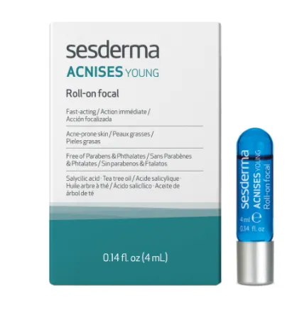 Roll-on focal pentru ten predispus la acnee Acnises Young 4 ml ( Sesderma)