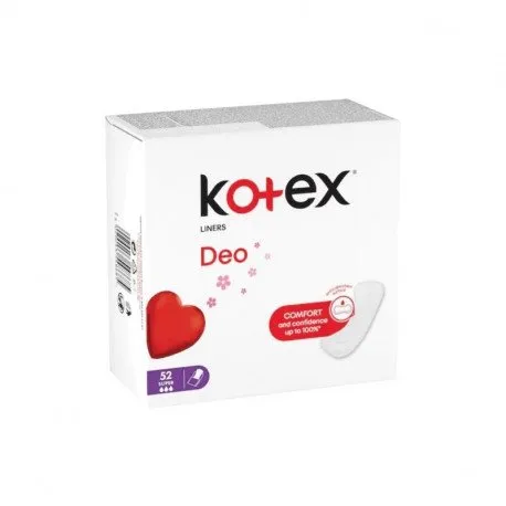 Kotex Absorbante zilnice Super Deo, 52 bucati