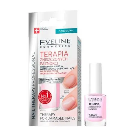 Tratament pentru unghii deteriorate Nail Therapy, 12 ml, Eveline Cosmetics