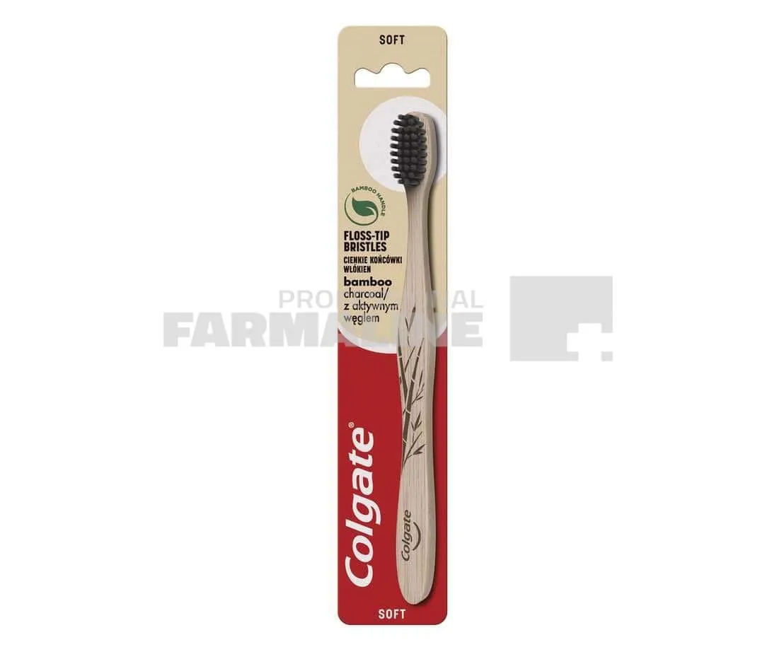 Colgate Periuta de dinti Bamboo Charcoal Soft