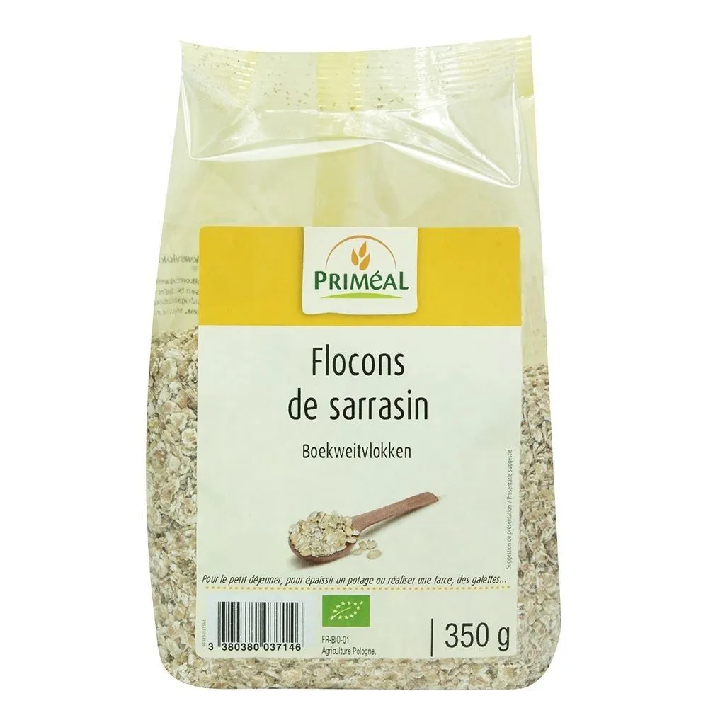 Fulgi bio de hrisca 350g, Primeal