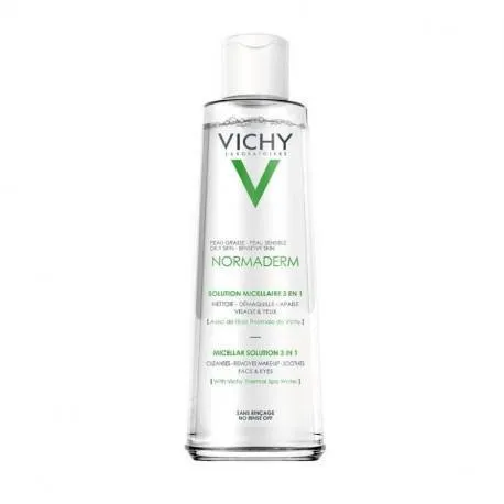 VICHY Normaderm Solutie micelara de curatare si demachiere, 200ml