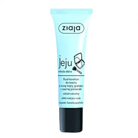 Ziaja Jeju Blue, Crema nuantatoare ton natural, 30 ml