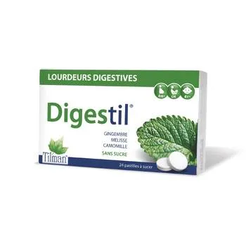 Digestil, 24 comprimate masticabile, Tilman