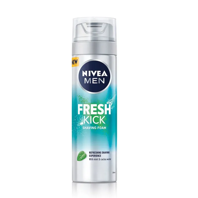 Gel pentru ras Cool Kick, 200 ml, Nivea