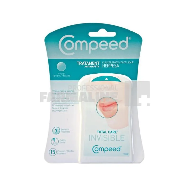 Compeed Plasturi antiherpetic 15 bucati