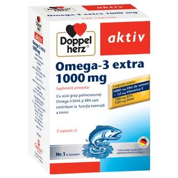 Omega 3 extra 1000mg, 120 capsule, Doppelherz