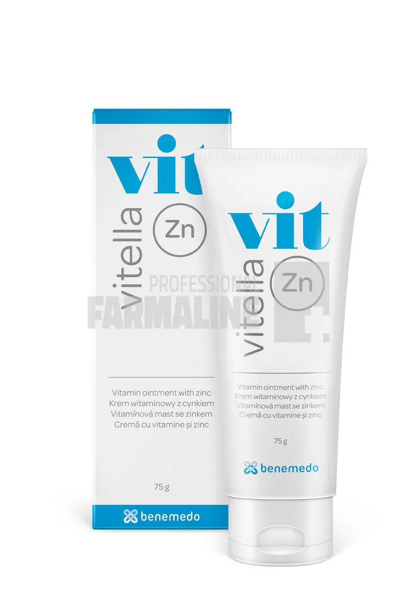 Vitella Zn Crema reparatoare cu zinc 75 g