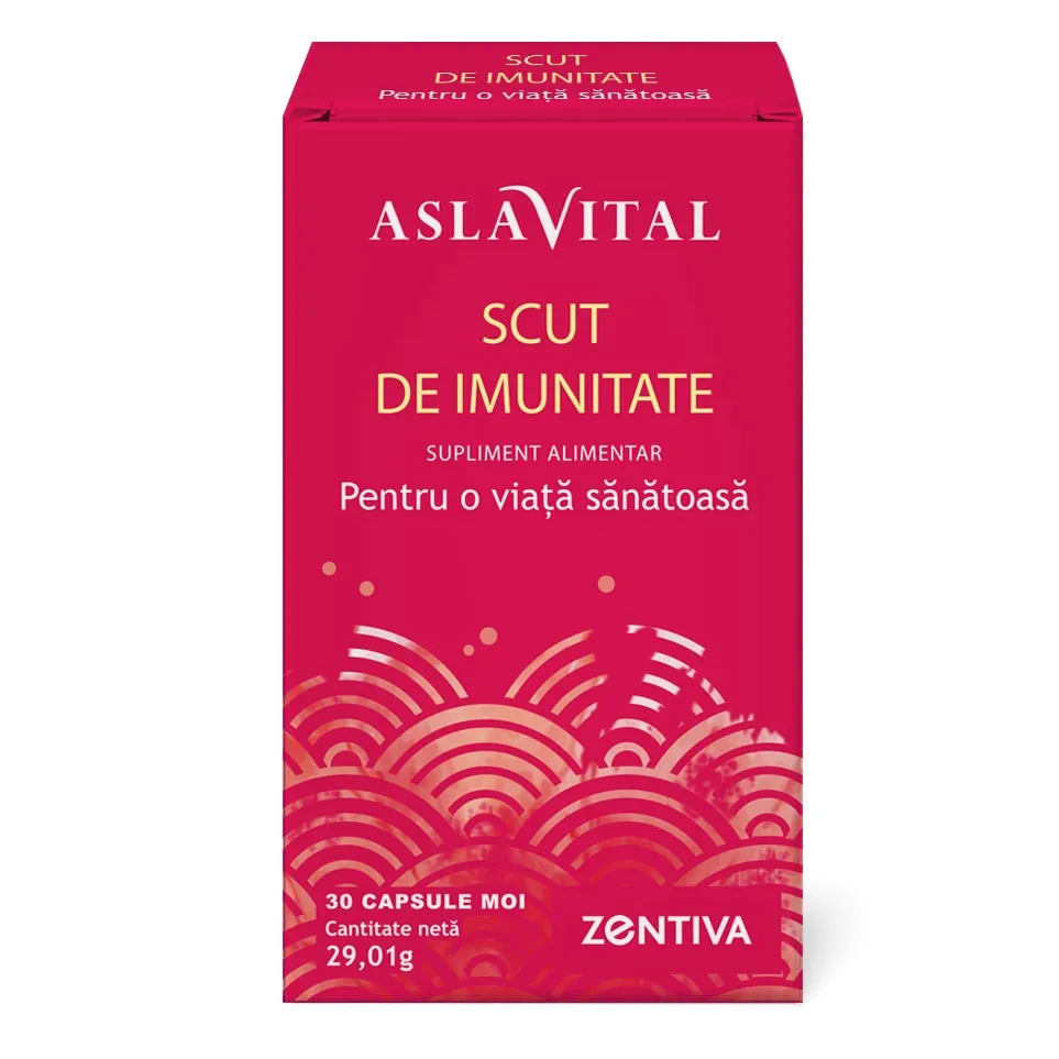 Scut de imunitate, pentru o viata sanatoasa Aslavital, 30 capsule moi, Zentiva