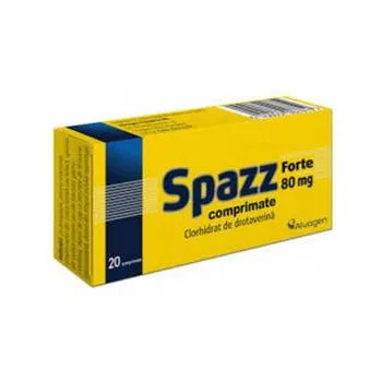 Spazz Forte 80mg, 20 comprimate, Alvogen