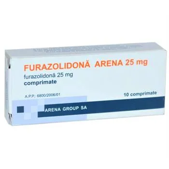 Furazolidona Arena 25 mg, 10 comprimate, Arena Group