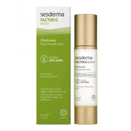 Contur pentru fata si gat Factor G Renew, 50 ml, Sesderma