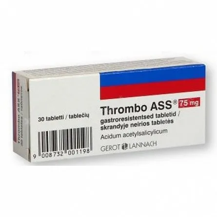 Thrombo Ass 75mg, 30 comprimate, Lannacher