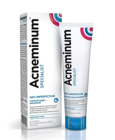 Crema de noapte Acneminum Specialist, 30ml, Aflofarm