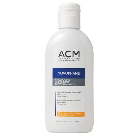 Sampon energizant pentru par fragil Novophane, 200 ml, Acm