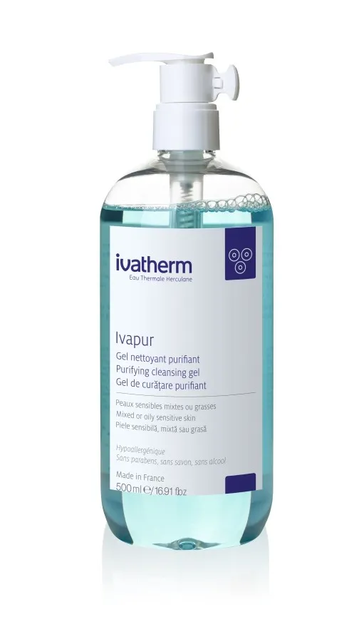 IVATHERM Ivapur gel spumant purifiant x 500ml