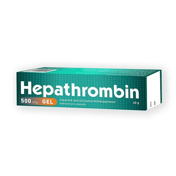 Hepathrombin Gel 500UI/g x 40g