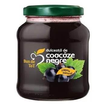 Dulceata de coacaze negre, 360g, Dacia Plant