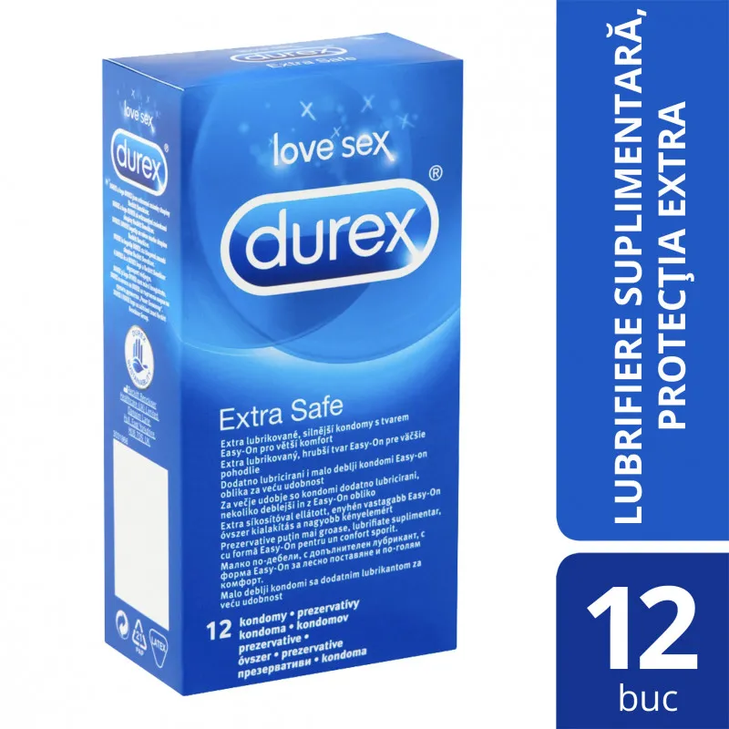 DUREX EXTRA SAFE 12 BUC