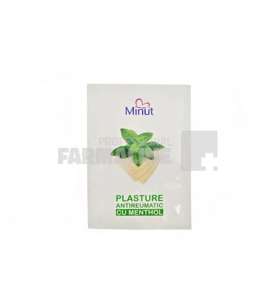 Minut Plasture antireumatic menthol 12 cm x 18 cm