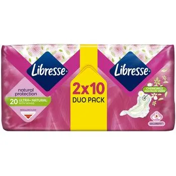 Absorbante Ultra cu Aloe Vera, 2 x 10 bucati, Libresse