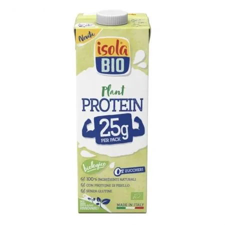 Bautura vegetala bio cu proteina de mazare, 1000 ml, Isola Bio