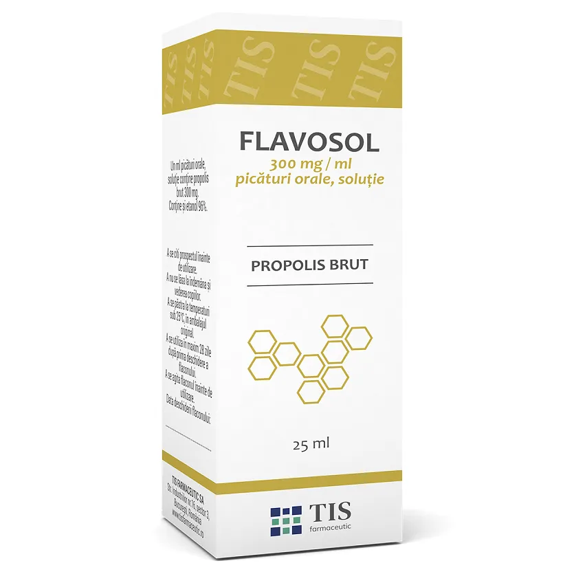 Flavosol solutie orala, 300 mg/ml, 25 ml, Tis Farmaceutic