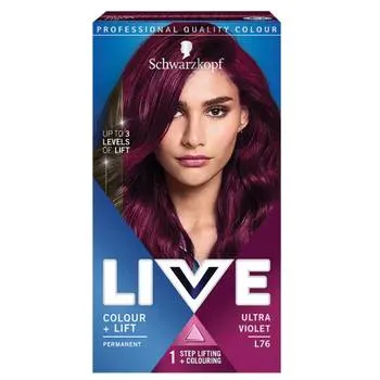 Vopsea de par permanenta Lift + L76 Ultra Violet, 142,5ml, Live