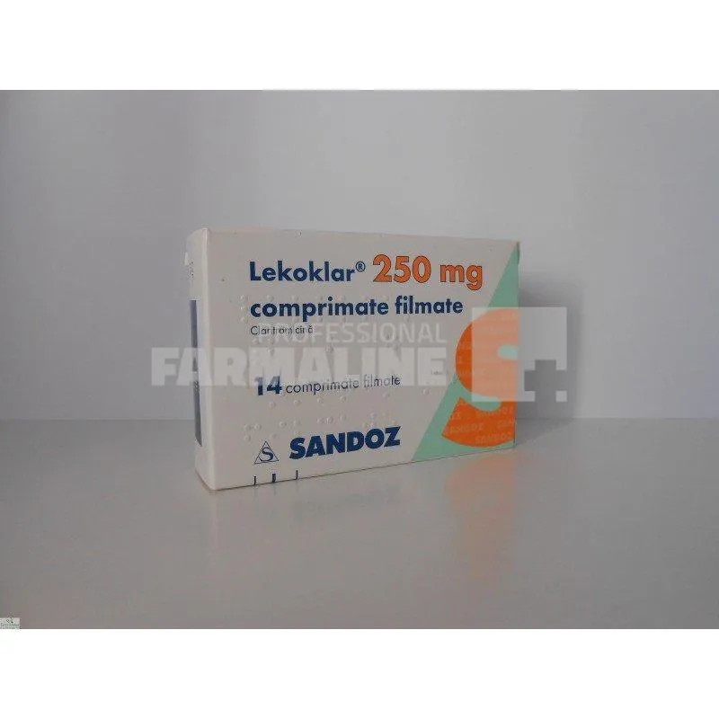 LEKOKLAR 250 mg x 14 COMPR. FILM. 250mg SANDOZ S.R.L.