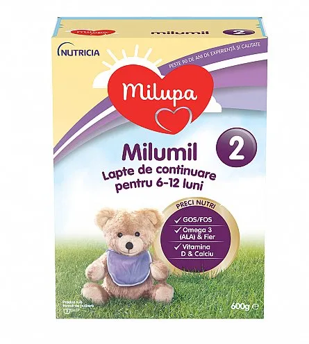 MILUPA Milumil 2 lapte x 600g