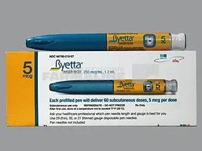 BYETTA 5Ág/doza X 1 SOL. INJ. IN STILOU INJECTOR P 5Ág/doza ASTRAZENECA AB