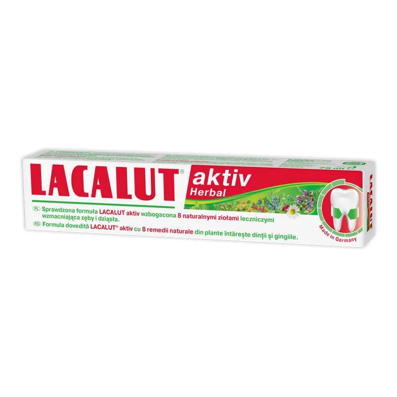 LACALUT AKTIV HERBAL PASTA DE DINTI 75ML