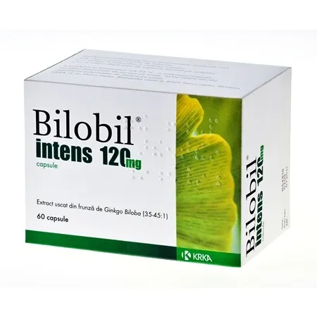 Bilobil Intens 120 mg, 60 capsule, Krka