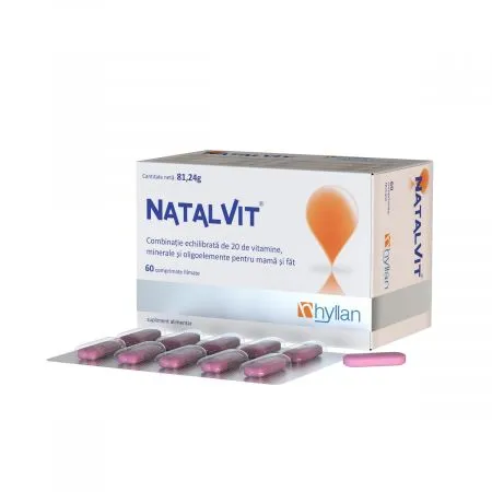 Natalvit, 60 comprimate, Hyllan