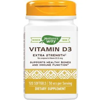 Vitamina D3 pentru adulti, 120 capsule, Secom